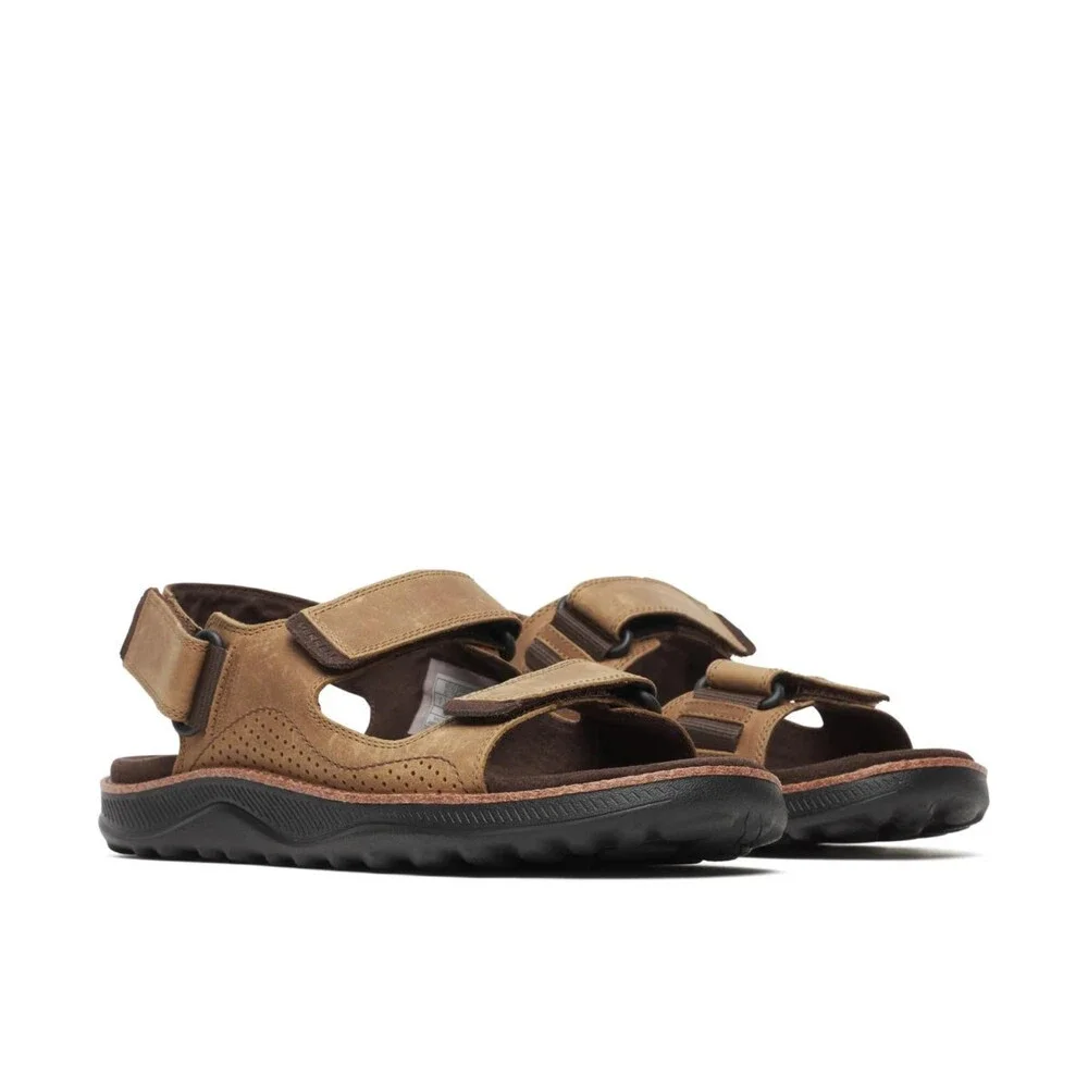 Merrell Cove J00003392 Sandals Men's Brown Leather Adjustable Strap SHOP694